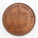 An 1888 Mombasa Old One Pice Coin.