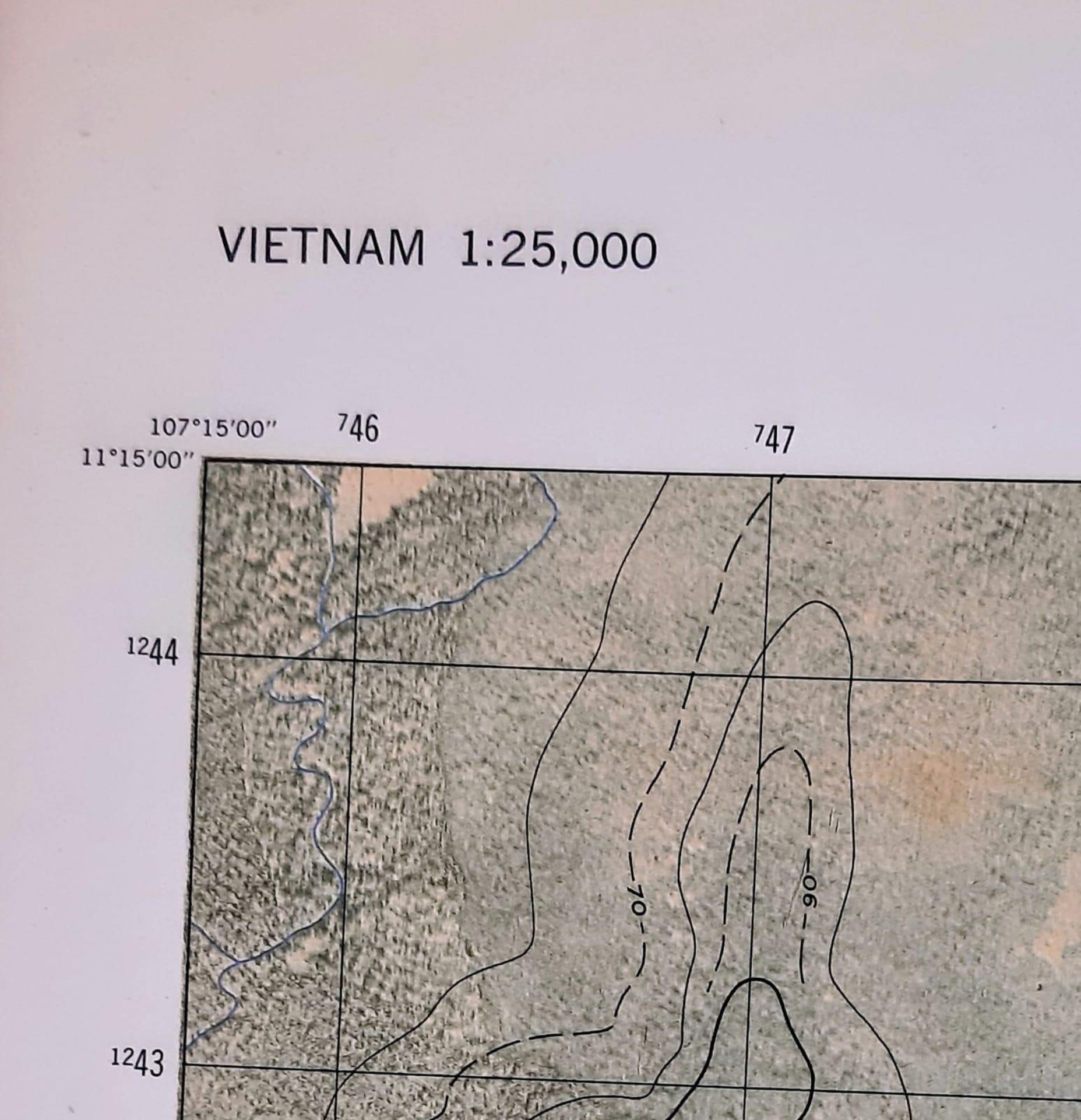 A Vietnam War Era US Compass Dated 1966 & Jungle Map. - Image 2 of 11