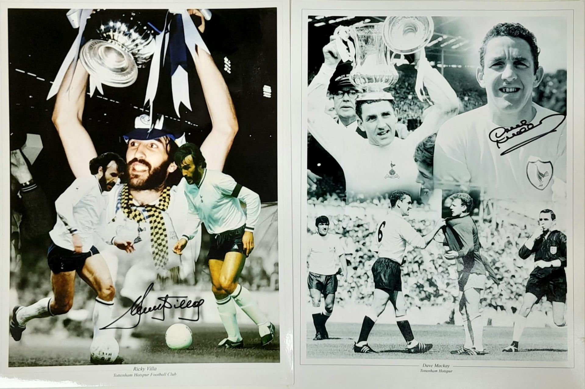 COYS A SPURS FANS DREAM LOT COMPRISING OF A FRAMED MONTAGE OF 5 ACTION PHOTOS AND AUTOGRAPH OF - Image 2 of 5