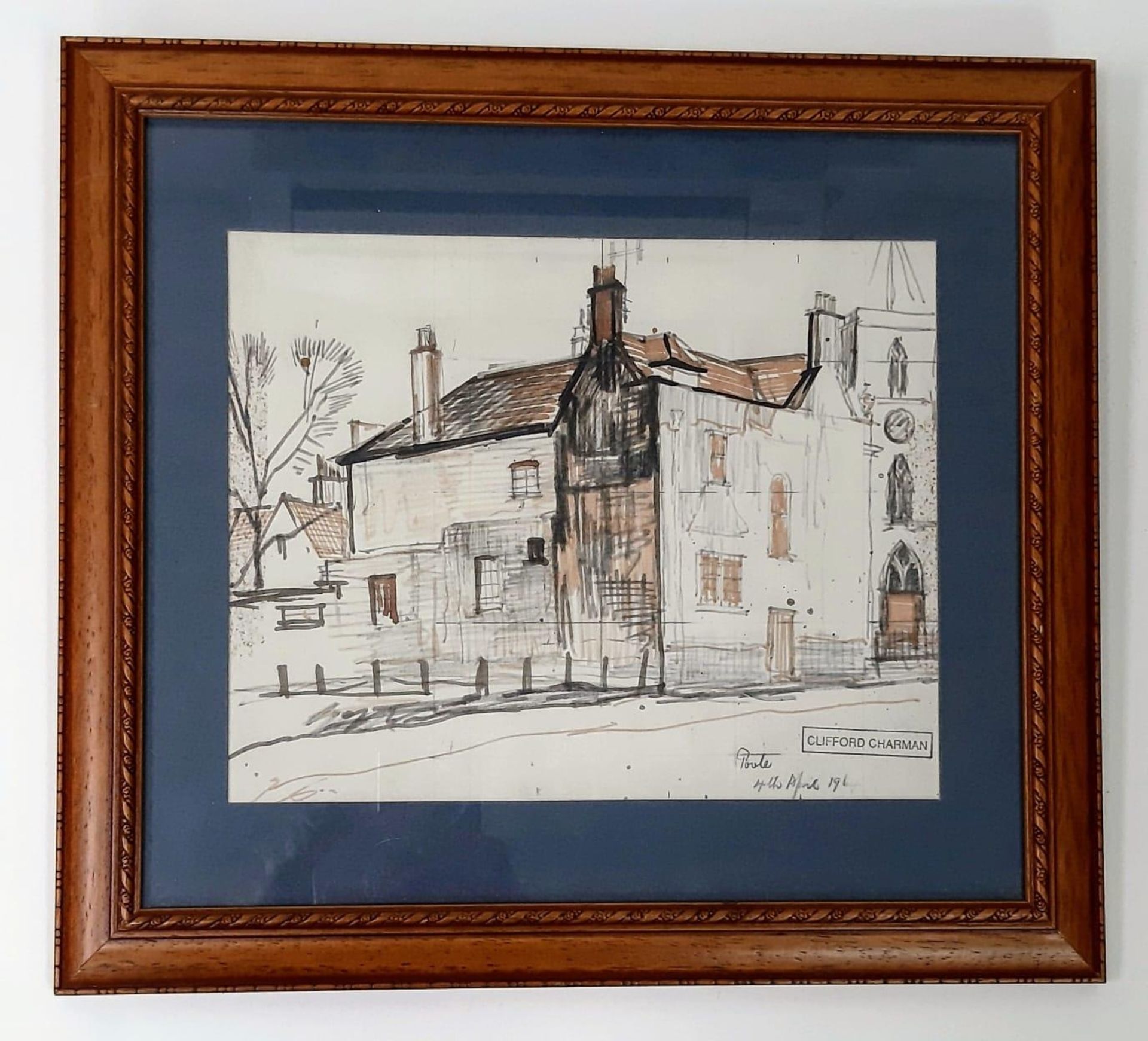 A unique collection of art by known British artist, Clifford Charman (1910-1992). Firstly, 'View - Image 5 of 12