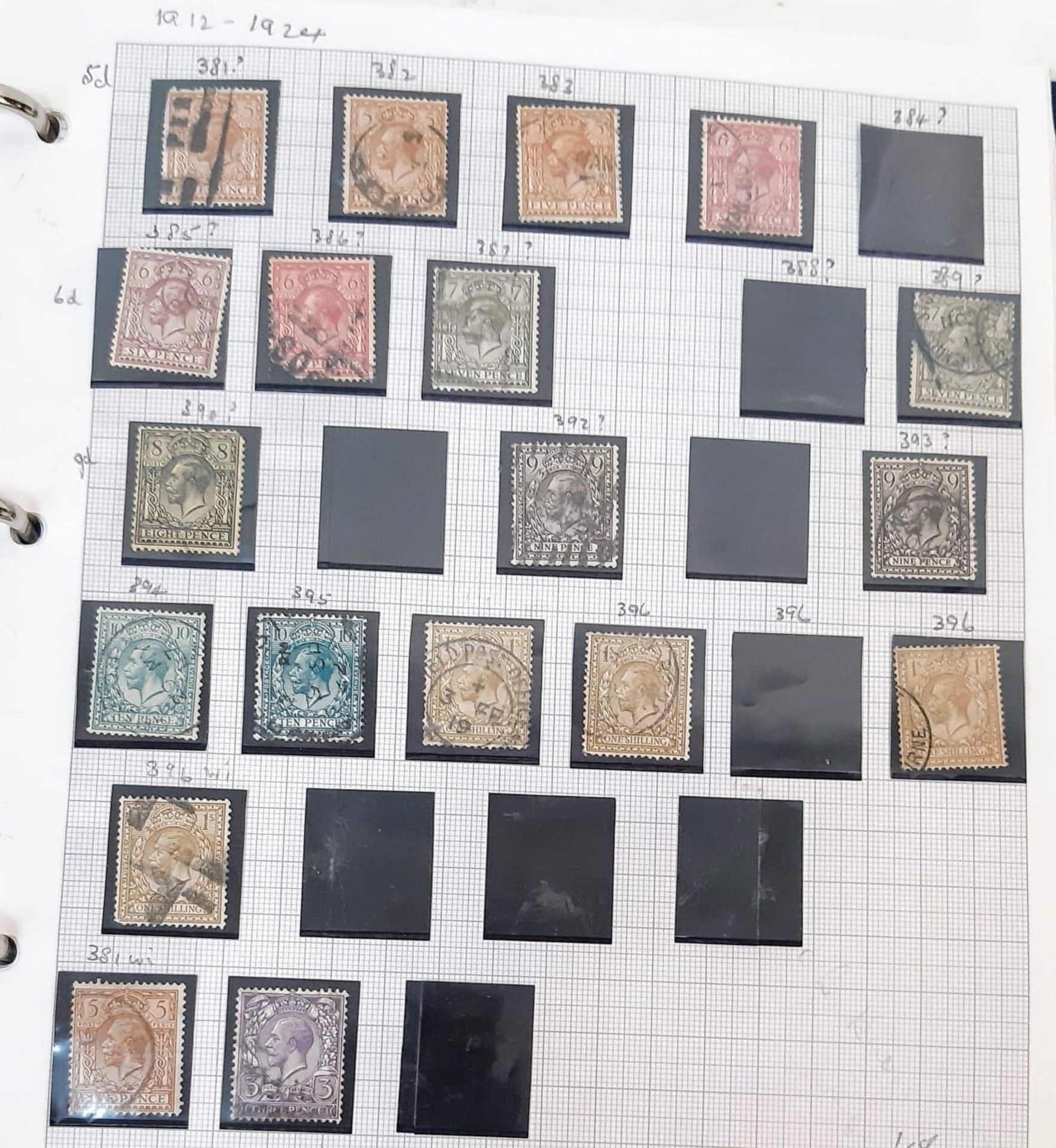 A substantial album of British stamps dating from 1840 - 1970. There are over 2000 stamps in this - Image 20 of 31