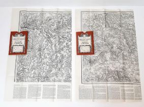 2 ORDNANCE SURVEY MAPS FROM THE 1970'S ONE FOR DUNMOW AND HERTFORD AND THE OTHER FOR LONDON AND