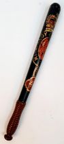 Victorian Painted Kirkcaldy Police Truncheon.