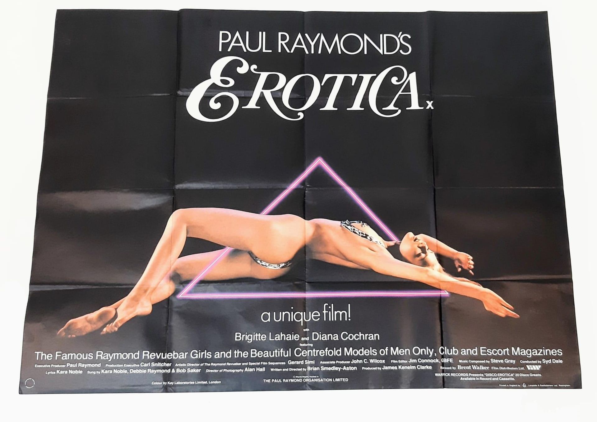 Nine Very Collectible Vintage Quad Movie Posters. Includes camp, kitsch and erotic classics: Nine to - Image 3 of 10
