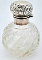An 1899, Birmingham Silver Perfume Bottle. Made by Cornelius Saunders & James Shepherd of Holborn