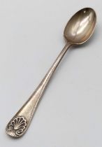 An antique sterling silver sugar spoon. Full hallmarks Sheffield, 1906. Total weight 12.1G. Total