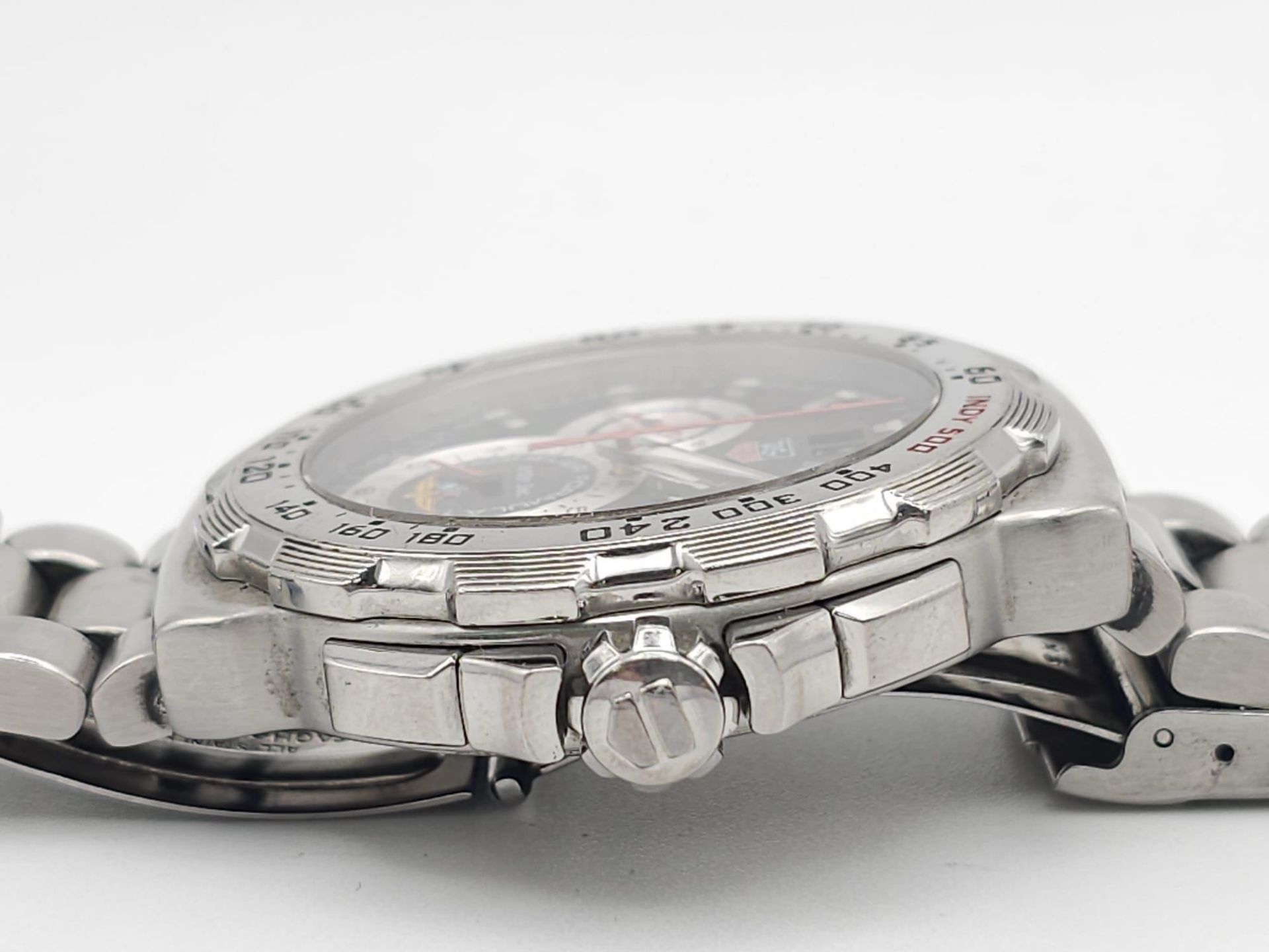 A TAG HEUER "FORMULA 1" INDY 500 QUARTZ GENTS WATCH IN STAINLESS STEEL . 45mm A REALLY GOOD - Image 11 of 11