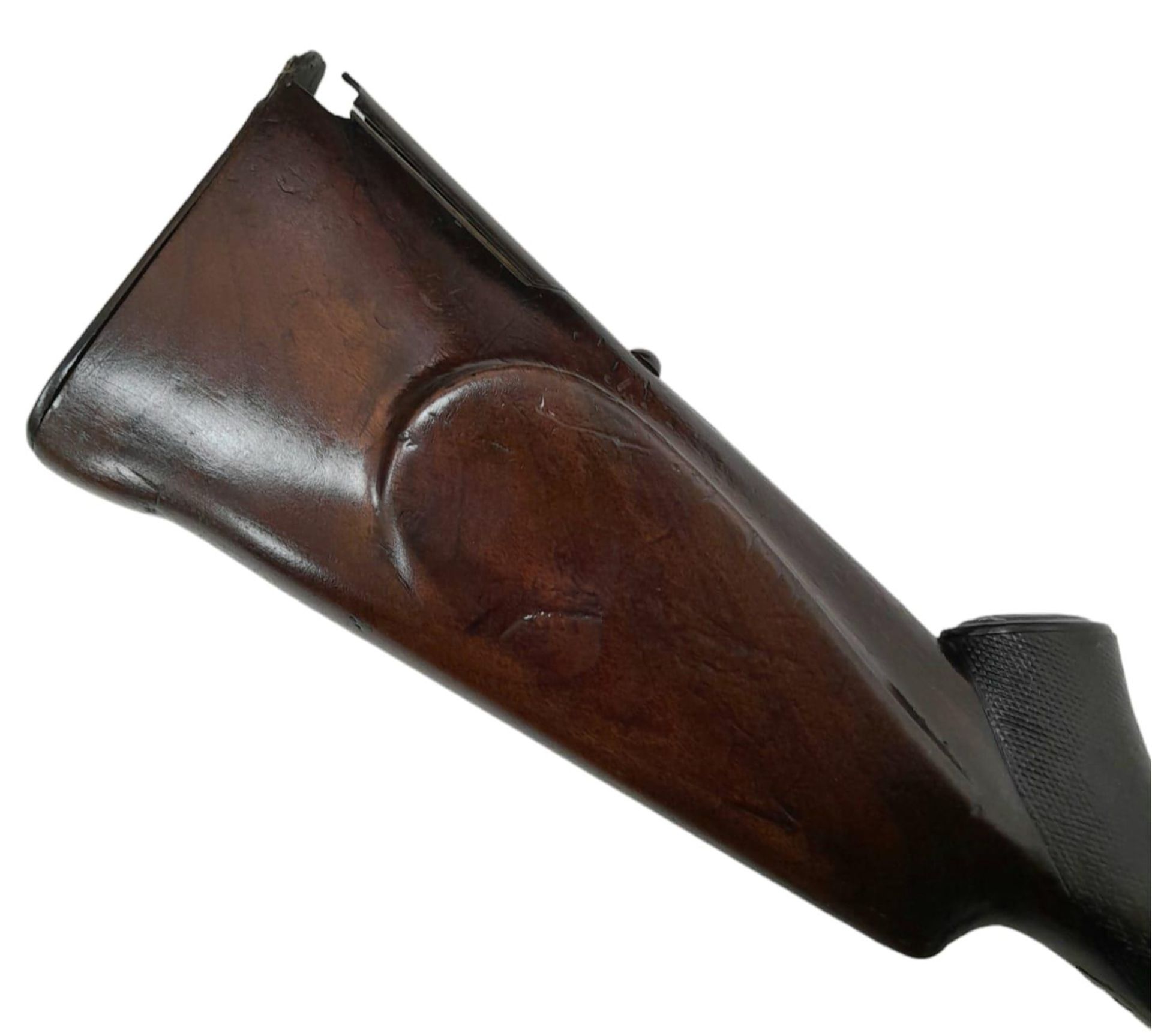 An Impressive Vintage Deactivated 12 Gauge/8mm Side by Side Sawn-Off Shotgun. This German Simson - Image 3 of 10