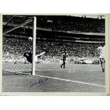 A Gordon Banks 'Save of the Century' Autographed Picture. In a 1970 World cup group match, England