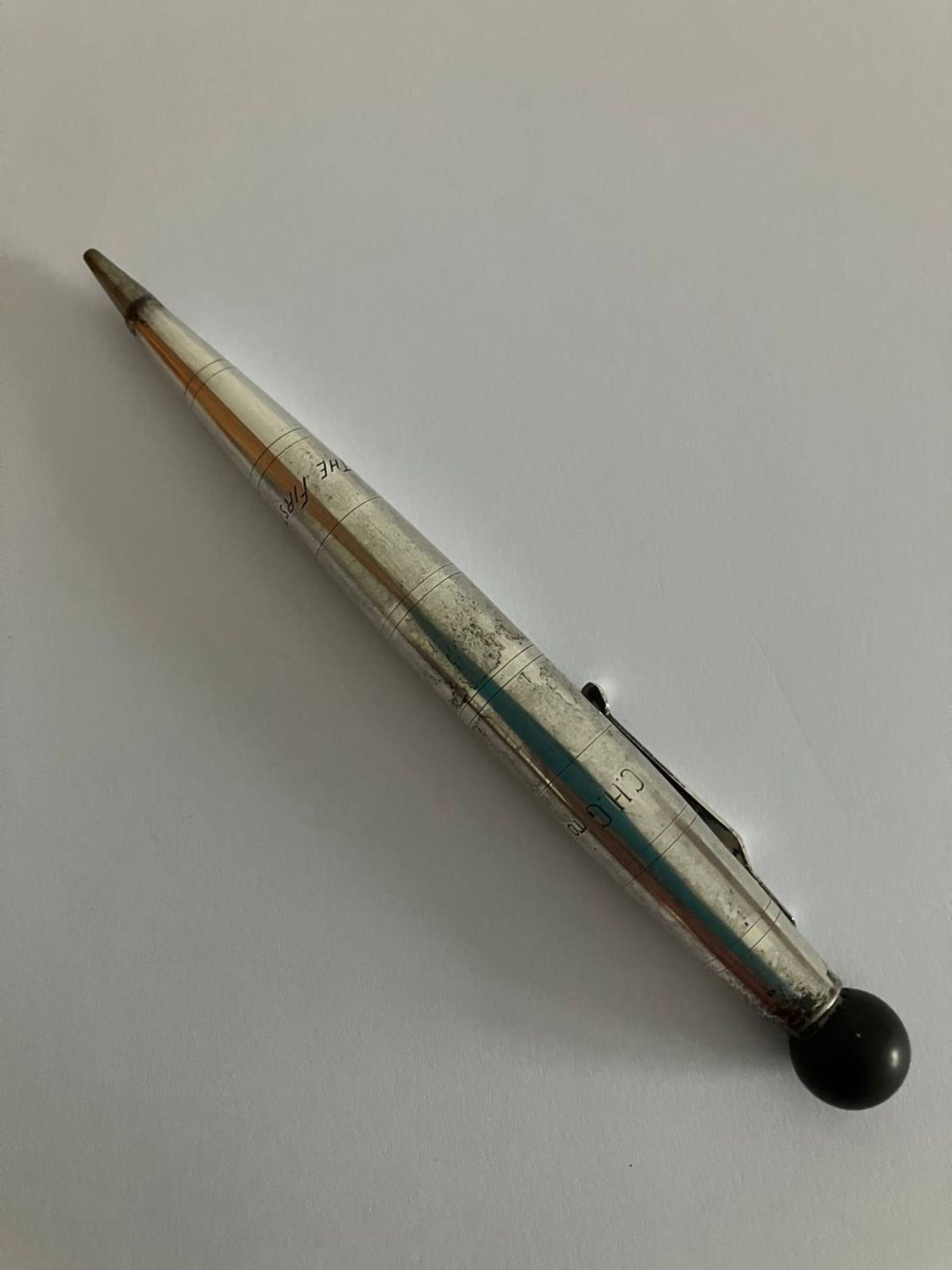 Vintage SILVER PROPELLING PENCIL with full hallmark for G.Stockwell London 1932. Working order. - Image 2 of 2