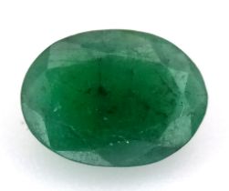 A 0.69ct Zambian Natural Emerald Gemstone. Comes with the GGI Certificate