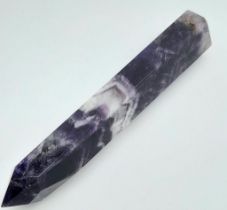 A very collectable, large amethyst crystal, beautifully terminated, exhibiting the “chevron” pattern