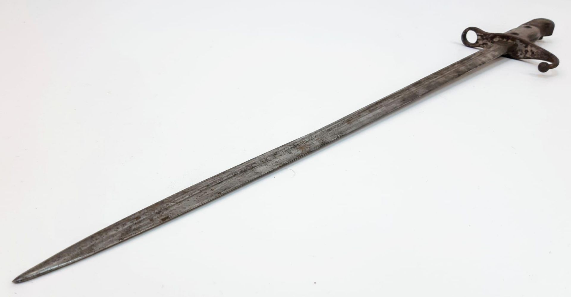 A rare, authentic Ottoman Mauser M1903 bayonet with original scabbard, datedv1907/08 (Islamic year - Image 2 of 6