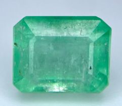 A 3.48ct Rare Panjshir, Afghanistan Emerald Gemstone. Comes with the GFCO Swiss Certificate
