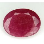 A 1.93ct Untreated Burma Myanmar Natural Ruby Gemstone, in the Oval Faceted cut. Comes with an AIG