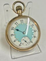 Vintage pocket watch , fancy dial , ticking