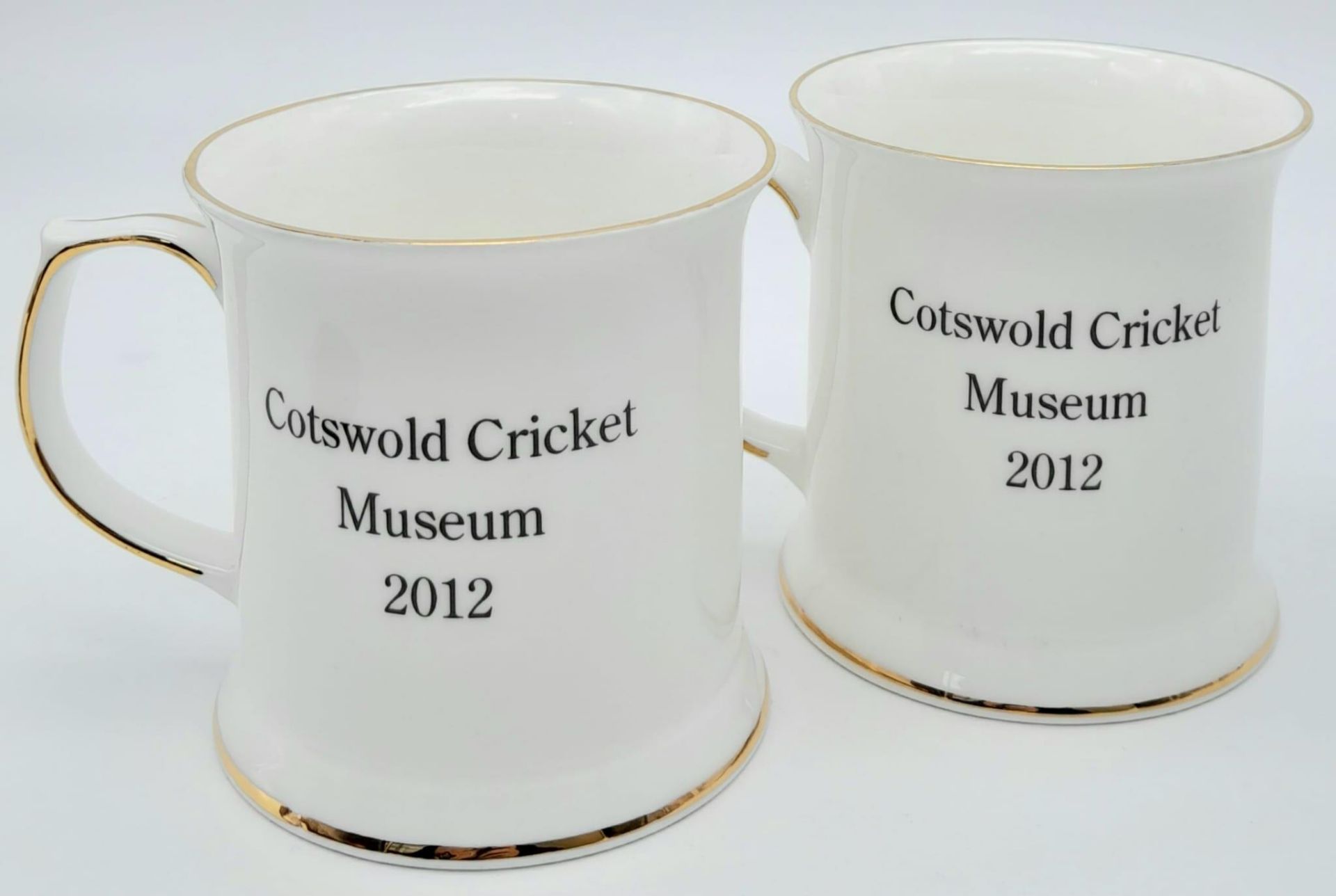 Two Limited Edition Bone China Cricket Mugs Depicting Jack Hobbs and Prince Ranjitsinghi - From - Image 4 of 6