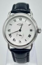 A Men’s Unworn Rotary, Second Subsidiary Dial, Quartz Watch Model GS02424. 40mm Including Crown.
