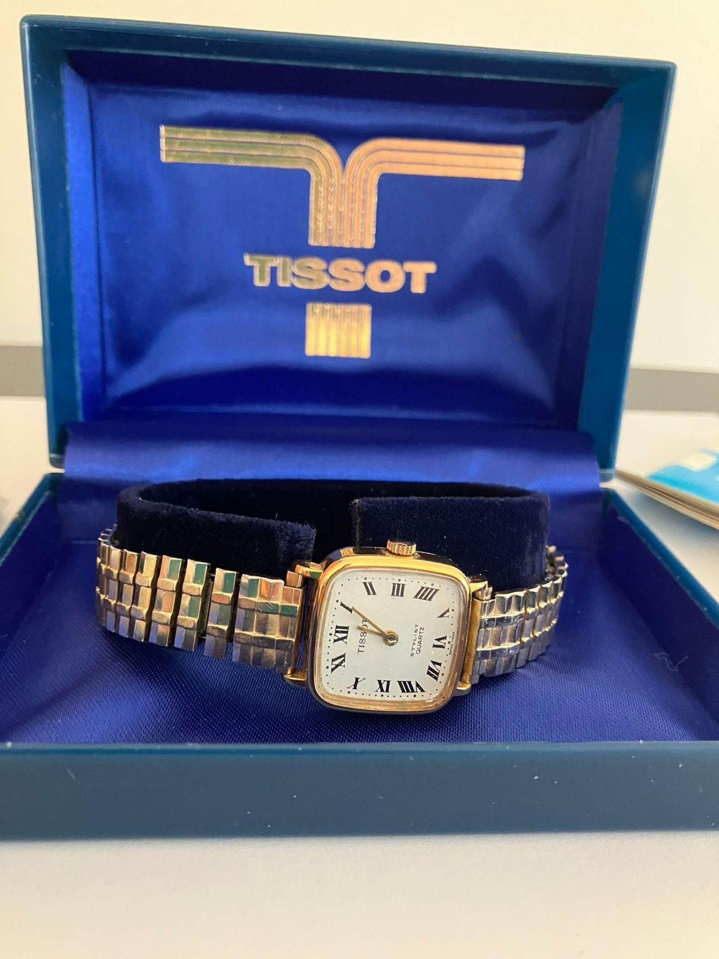 Ladies vintage TISSOT WRISTWATCH. Gold plated with ROLLED GOLD plated Expandable Bracelet. - Image 2 of 5