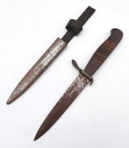 A German Close Combat Knife. Used in both WW1 & WW2.