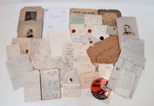 A Large Parcel of Hand Written Historical Letters From The 18th, 19th and 20th century.