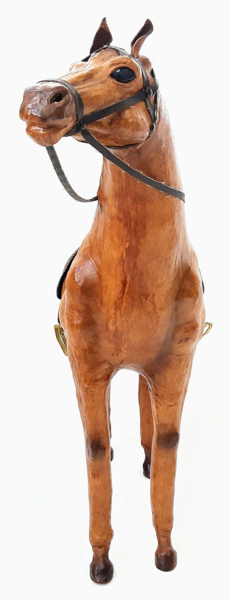 An impressive Liberty of London, Leather Horse Statue. Wonderful quality and superior - Bild 2 aus 5