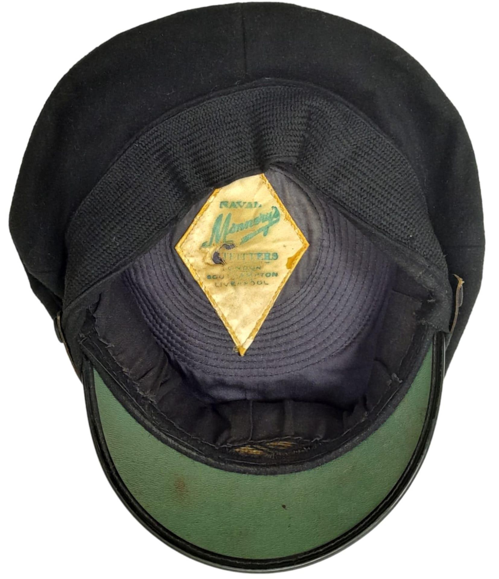 WW1 British Royal Naval Air Service Petty Officers Cap. - Image 4 of 6