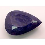 A 473.06ct Large Pear Shape Blue Sapphire Gemstone. Comes with the IGLI Certificate