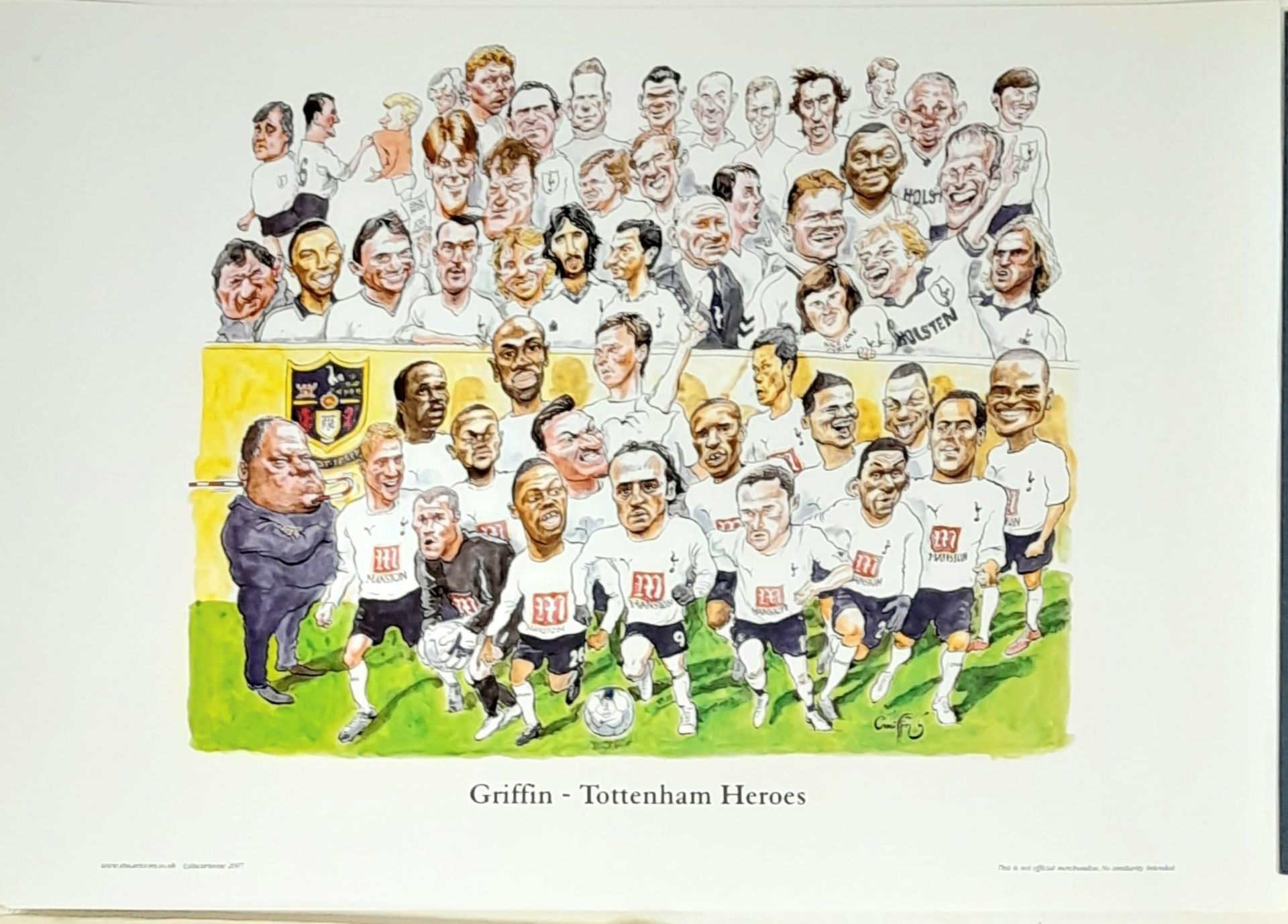 A MIXED LOT OF SPURS MEMORABILIA TO INCUDE A SIGNED CALENDER FROM 1998 AND 1999 , A SIGNED CLUB - Image 6 of 6