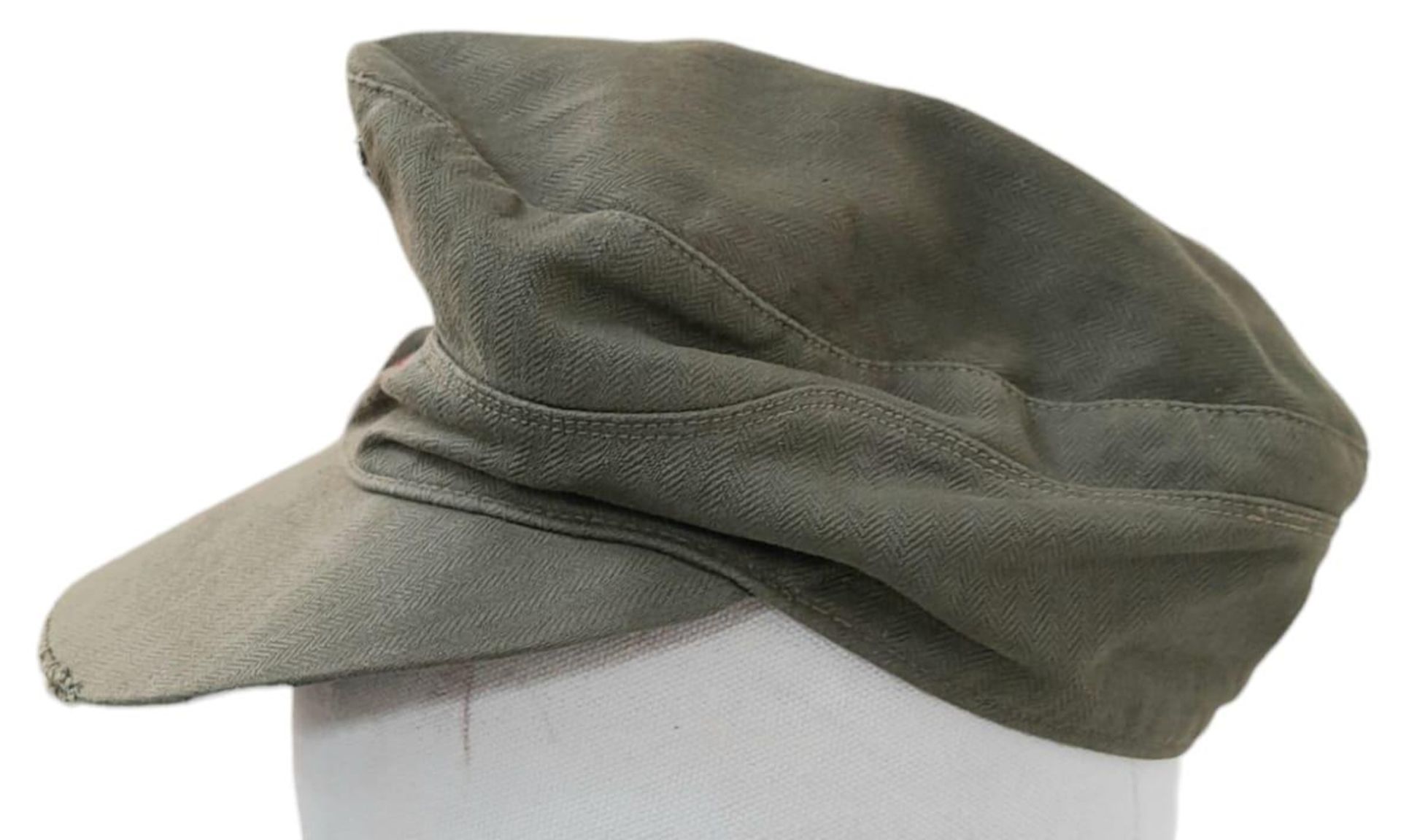 A WW2 German Africa Corps M41 Field Cap. A real “Been There” item. Small Size. - Bild 2 aus 6