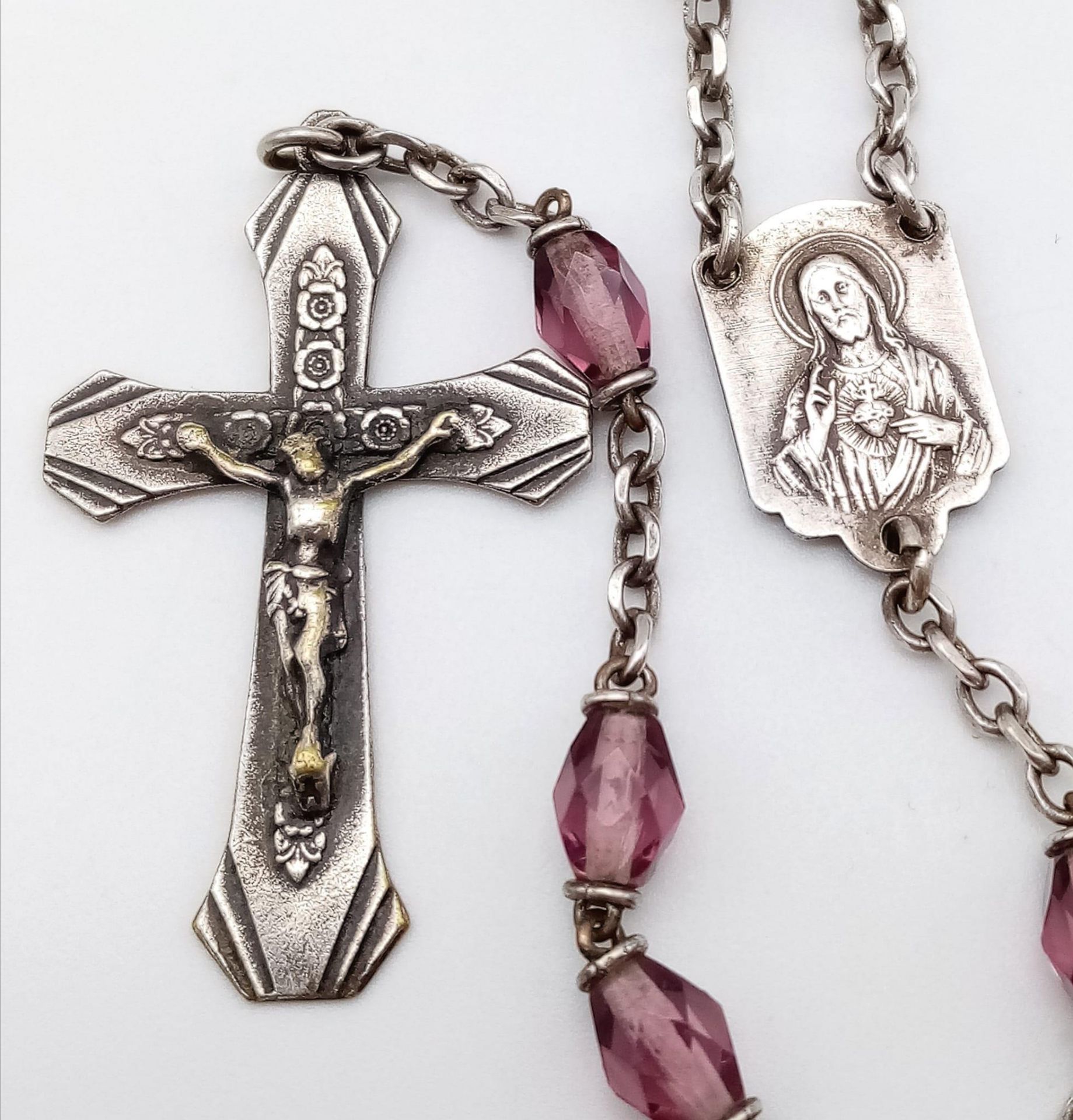 Two Religious Bead Necklaces. - Bild 3 aus 10