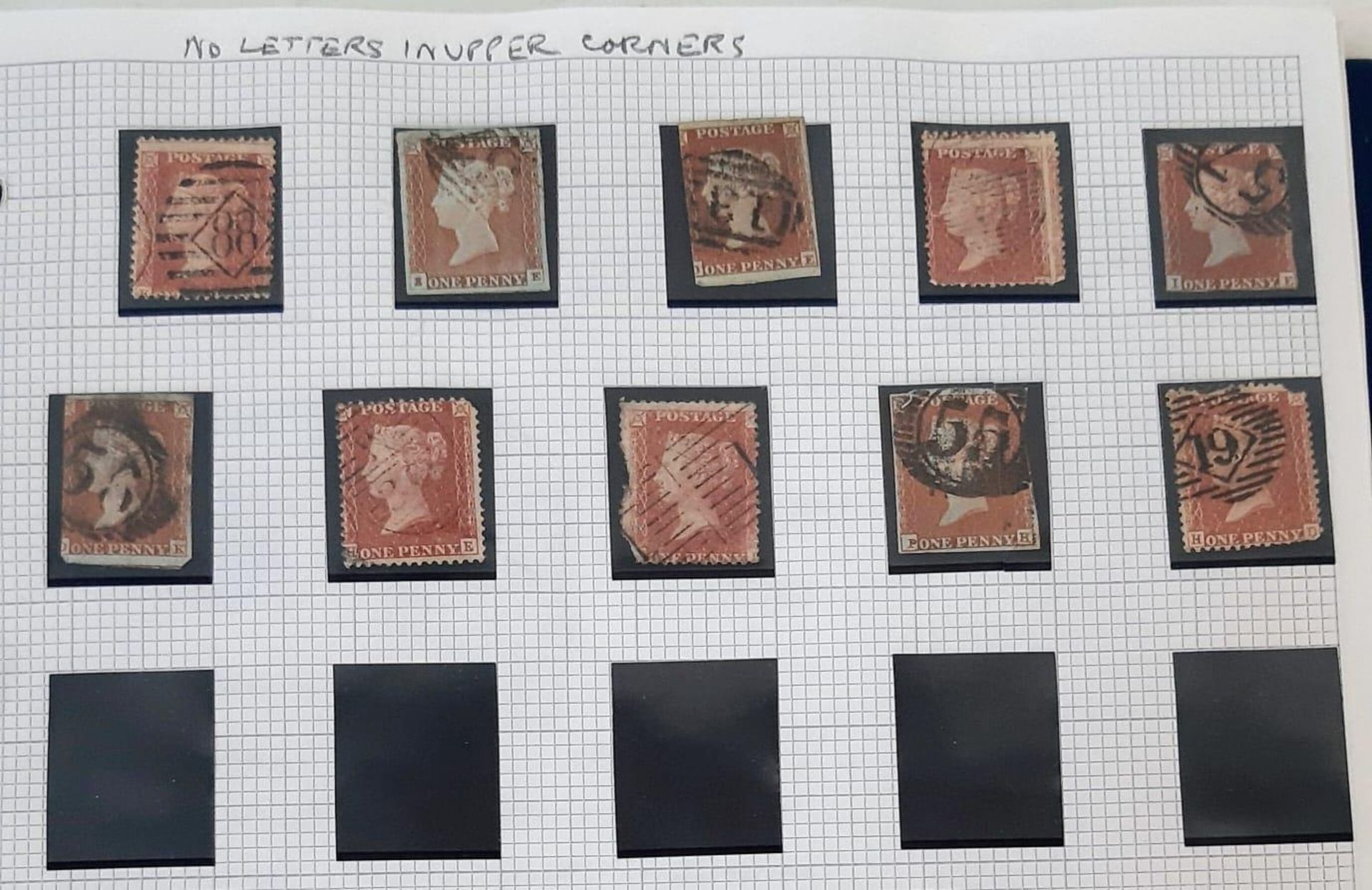 A substantial album of British stamps dating from 1840 - 1970. There are over 2000 stamps in this - Image 9 of 31