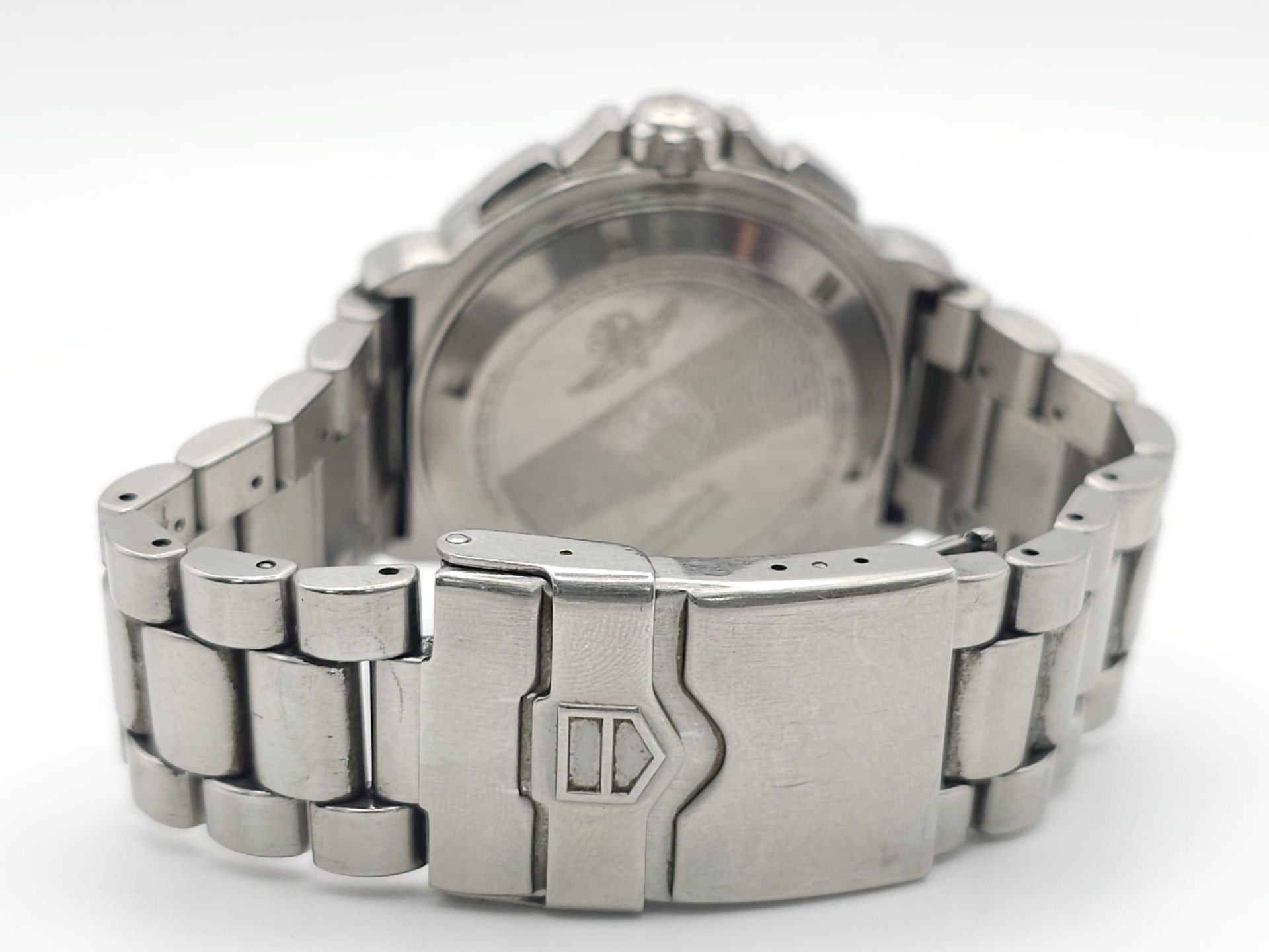 A TAG HEUER "FORMULA 1" INDY 500 QUARTZ GENTS WATCH IN STAINLESS STEEL . 45mm A REALLY GOOD - Image 5 of 11