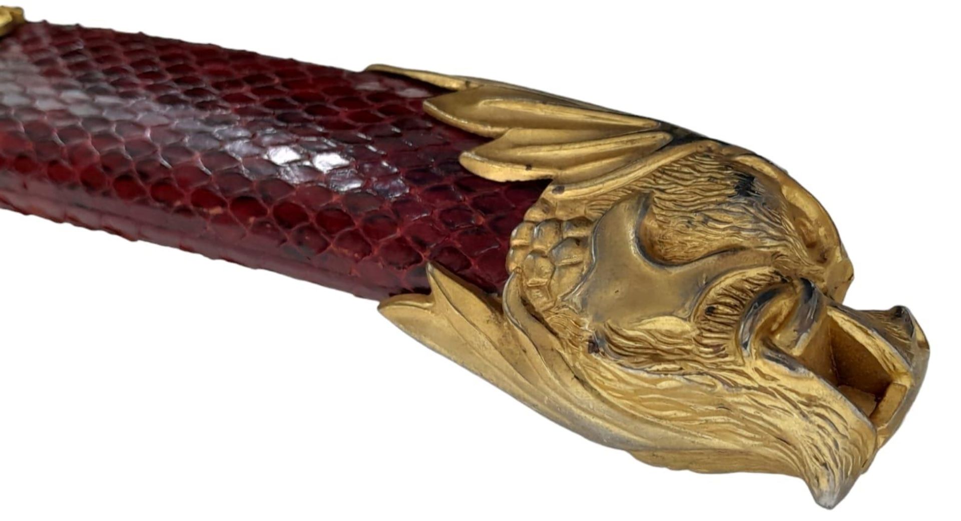 An Excellent Condition, Highly Decorative, Dragon Detail, Modern Display Katana Sword. 105cn Length. - Bild 4 aus 9