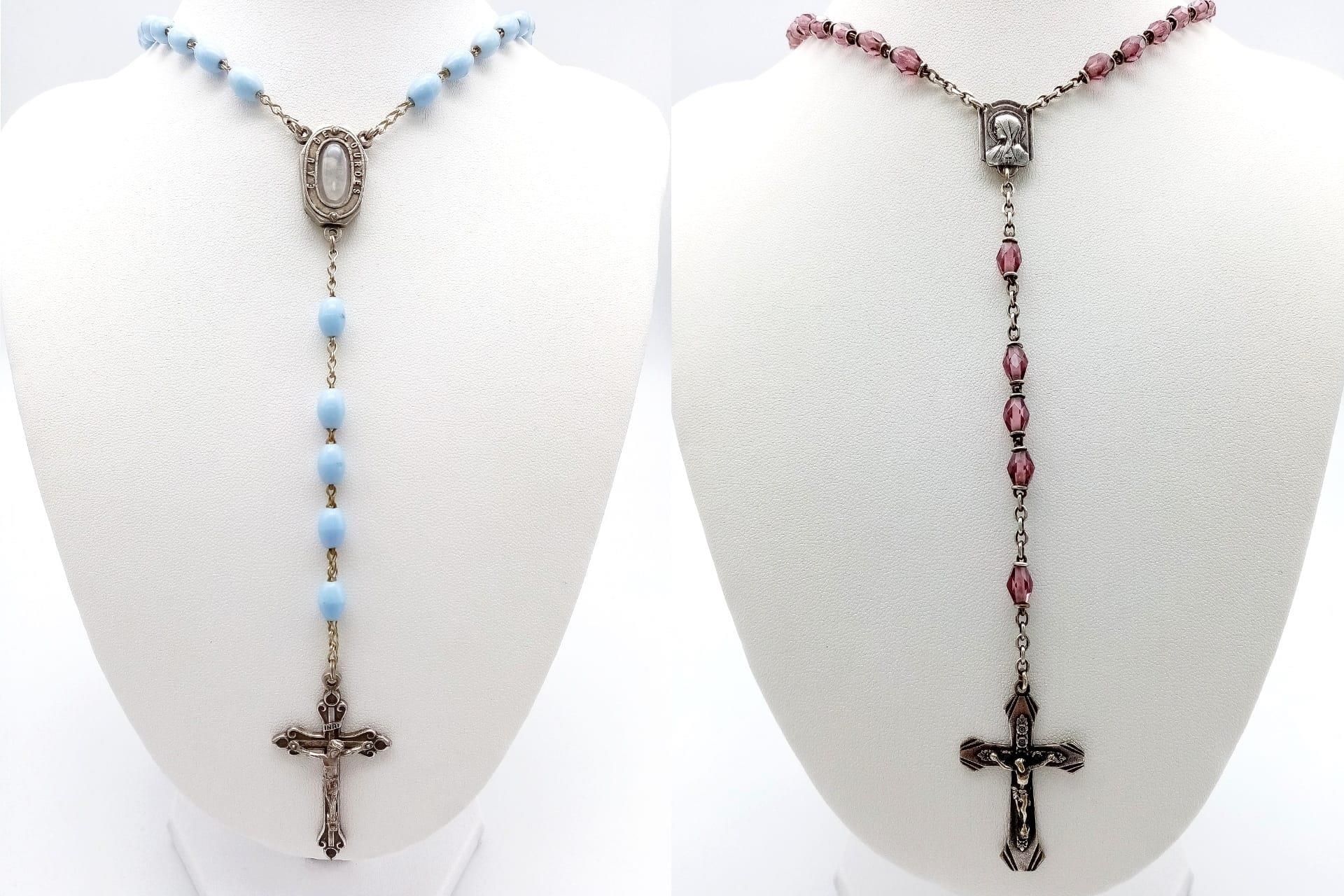 Two Religious Bead Necklaces. - Bild 2 aus 10