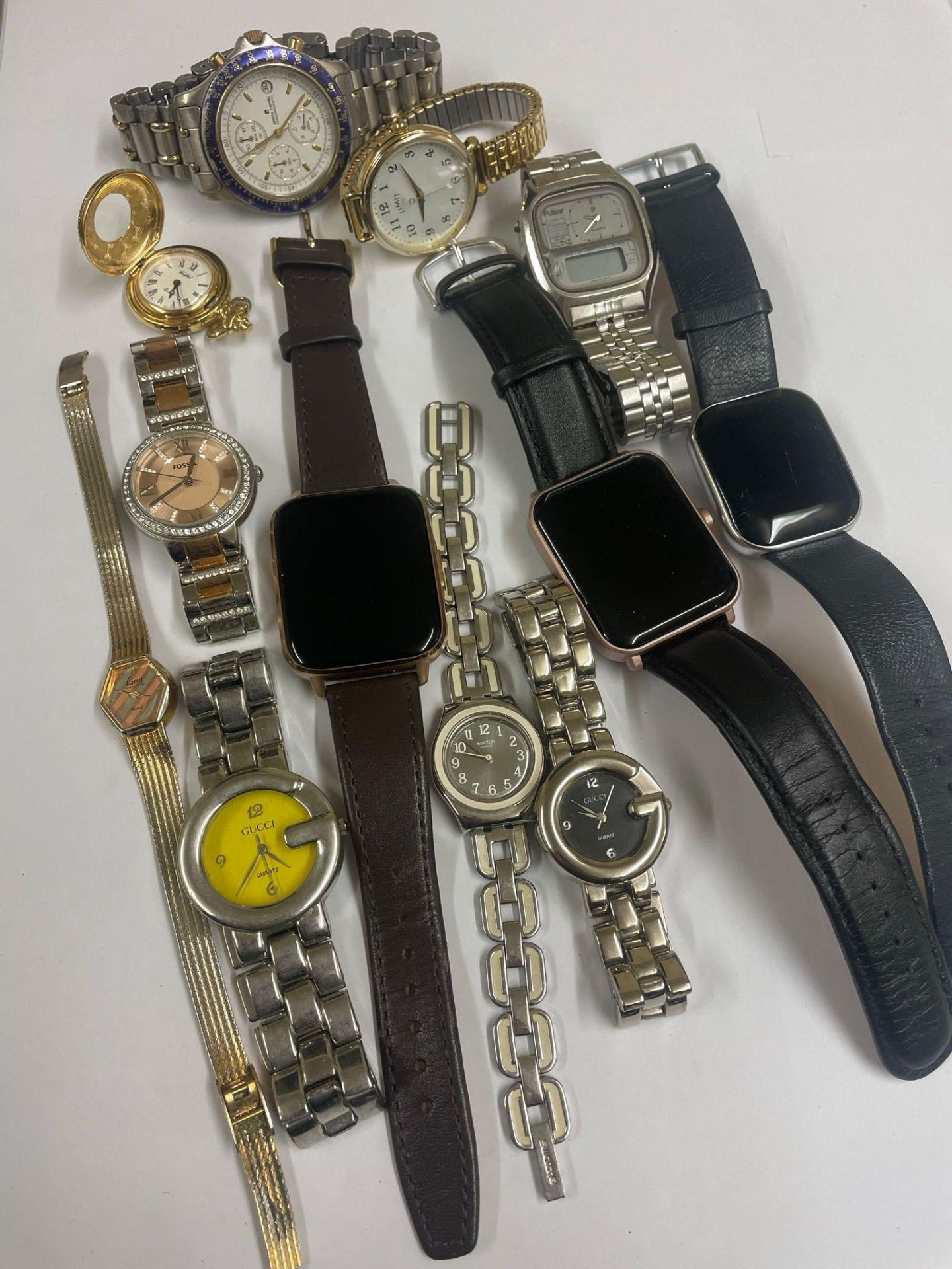 Assorted watches , as found