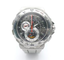 A TAG HEUER "FORMULA 1" INDY 500 QUARTZ GENTS WATCH IN STAINLESS STEEL . 45mm A REALLY GOOD