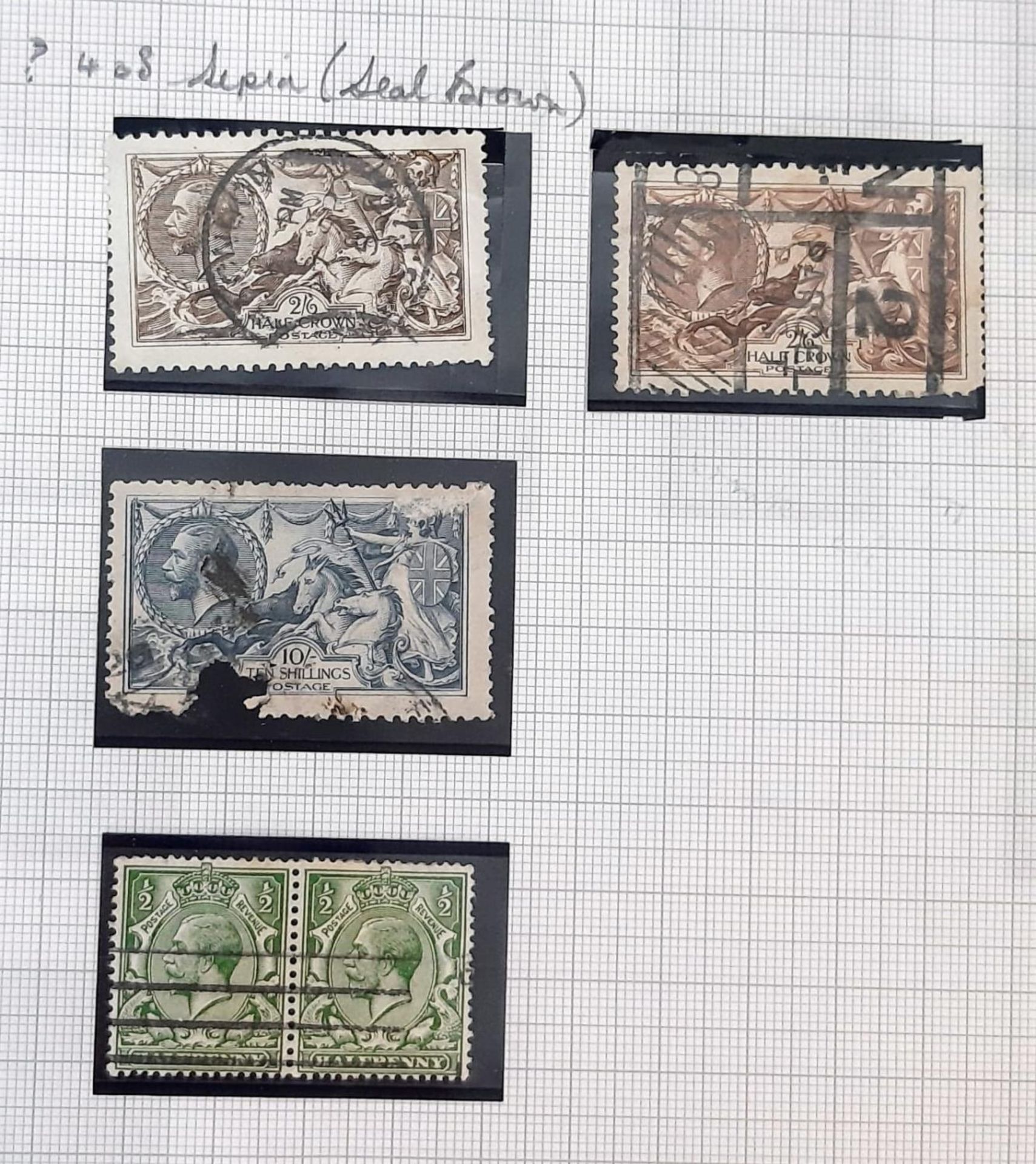 A substantial album of British stamps dating from 1840 - 1970. There are over 2000 stamps in this - Image 21 of 31
