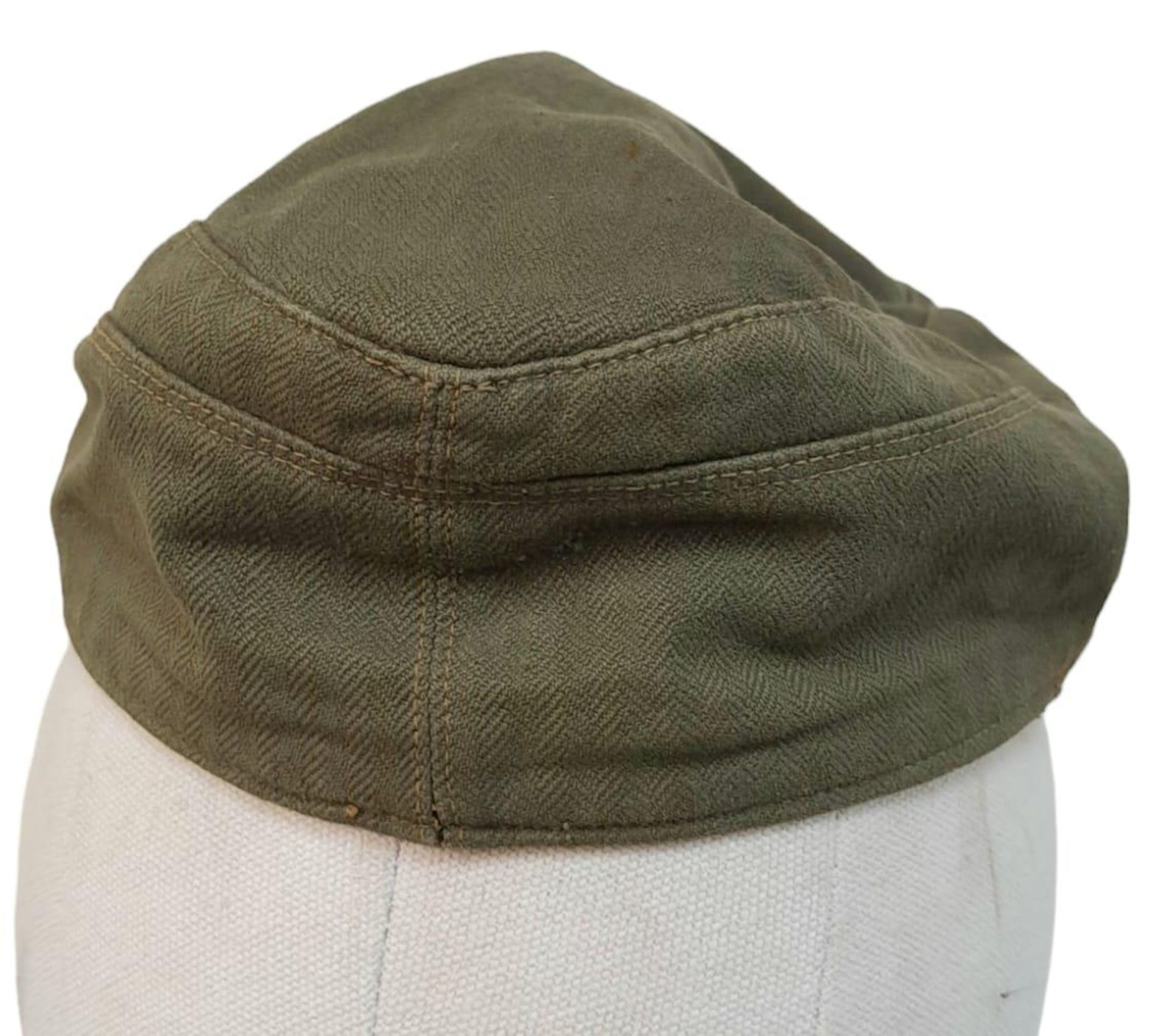 A WW2 German Africa Corps M41 Field Cap. A real “Been There” item. Small Size. - Bild 4 aus 6