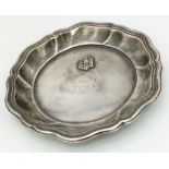 A WW2 G.I’s Souvenir Hallmarked German Silver Plate from the Hotel Meurice in Paris, which was