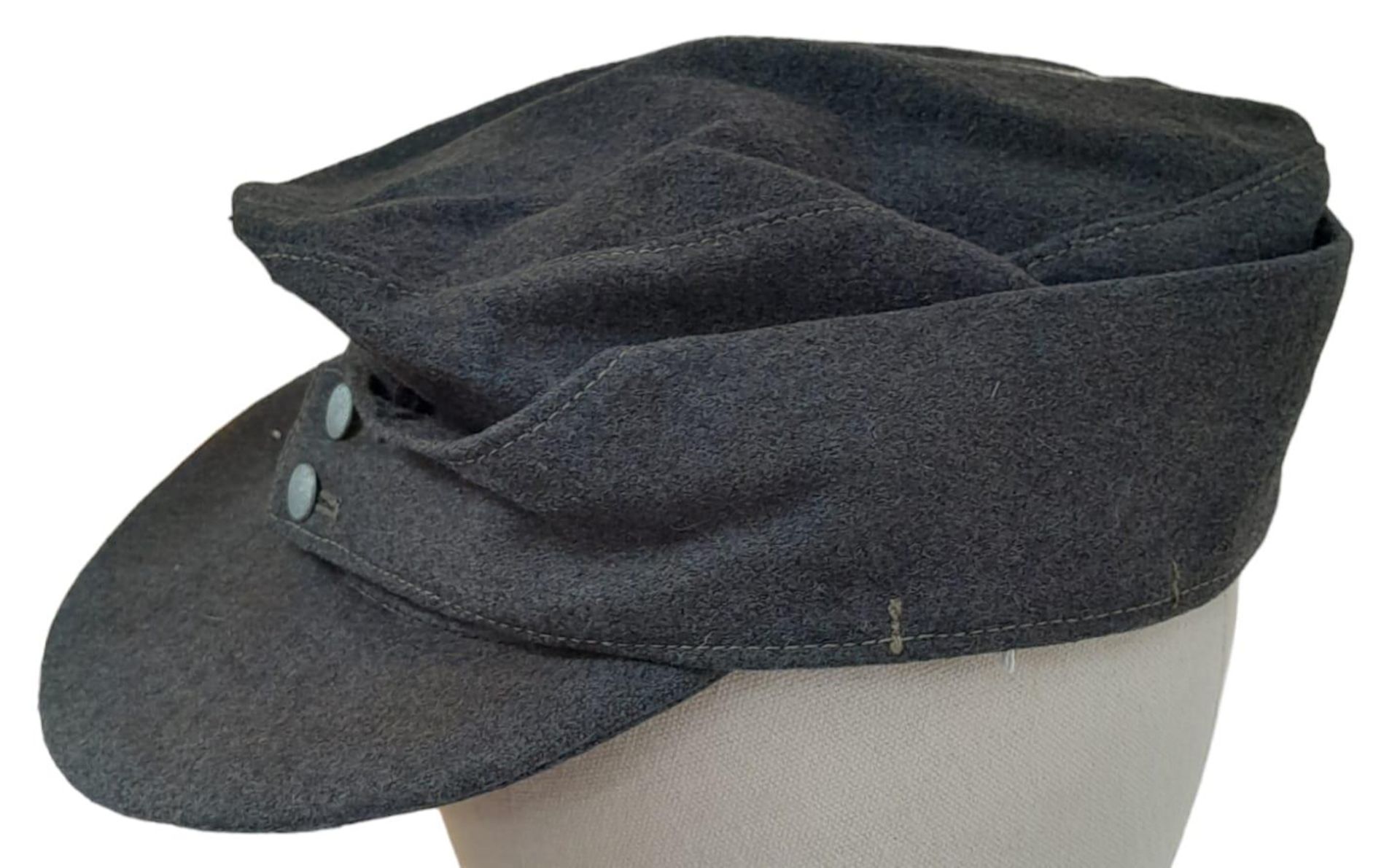 WW2 German Luftwaffe Enlisted Mans-Nco’s M43 Cap. - Bild 2 aus 5