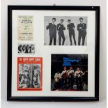 The Swinging Blue Jeans - Autographed Picture Montage. This 1960s Merseyside band had multiple chart