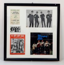 The Swinging Blue Jeans - Autographed Picture Montage. This 1960s Merseyside band had multiple chart