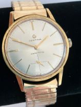 Gentlemans vintage CERTINA GOLD PLATED WRISTWATCH. Manual winding in full working order.