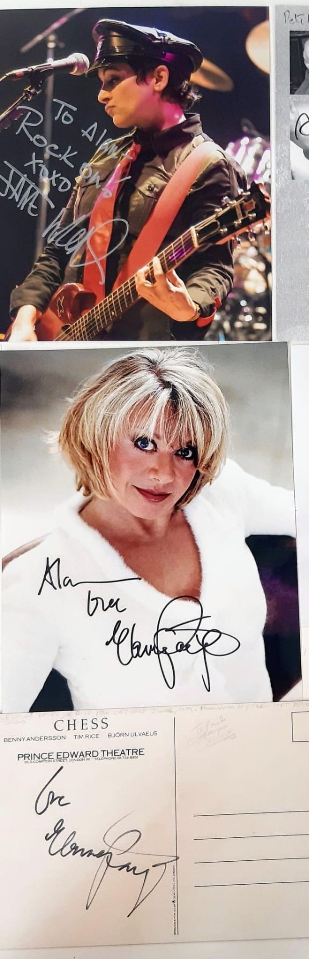 Ten Autographed/Signed Pictures of British and American Pop Stars. Includes: Mel C, Sarah Harding, - Bild 3 aus 4