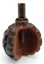 INERT WW1 Cutaway German 1913 Pattern Kugal Grenade. International shipping is not available on this