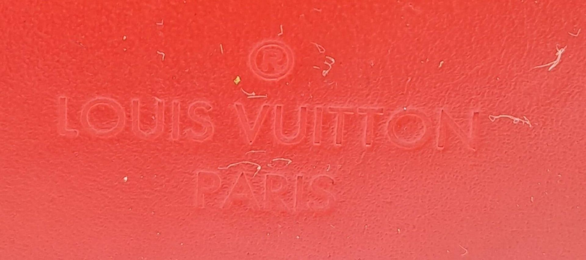 A Louis Vuitton Saintonge shoulder bag, classic monogram canvas with red leather exterior and - Image 8 of 9