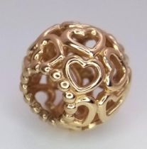 A 14K YELLOW GOLD PANDORA CHARM 2.35G ref: SC 1063