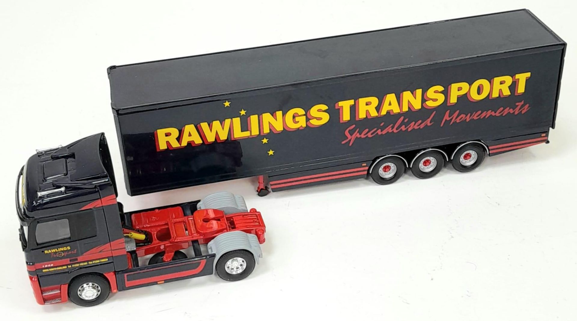 A LIMITED EDITION CORGI CC13813 MERCEDES-BENZ ACTROS BOX TRAILER AS NEW IN BOX , SCALE 1 - 50 - Image 11 of 13