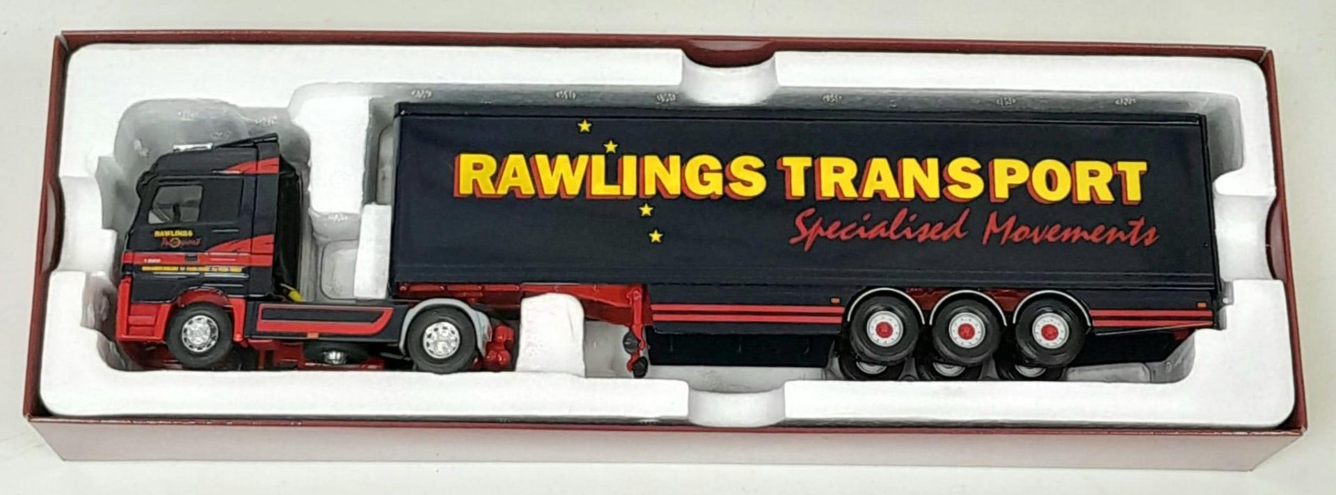 A LIMITED EDITION CORGI CC13813 MERCEDES-BENZ ACTROS BOX TRAILER AS NEW IN BOX , SCALE 1 - 50 - Image 9 of 13